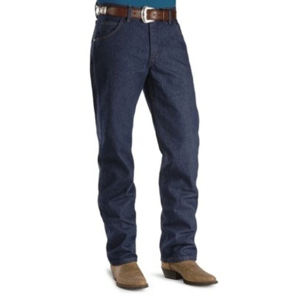 Wrangler Men's 47Mwz Premium Cowboy Cut Regular Fit Prewashed Jeans Size 40x32